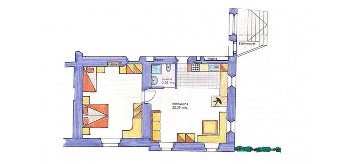 Appartement Pichler 多比亚科 外观 照片